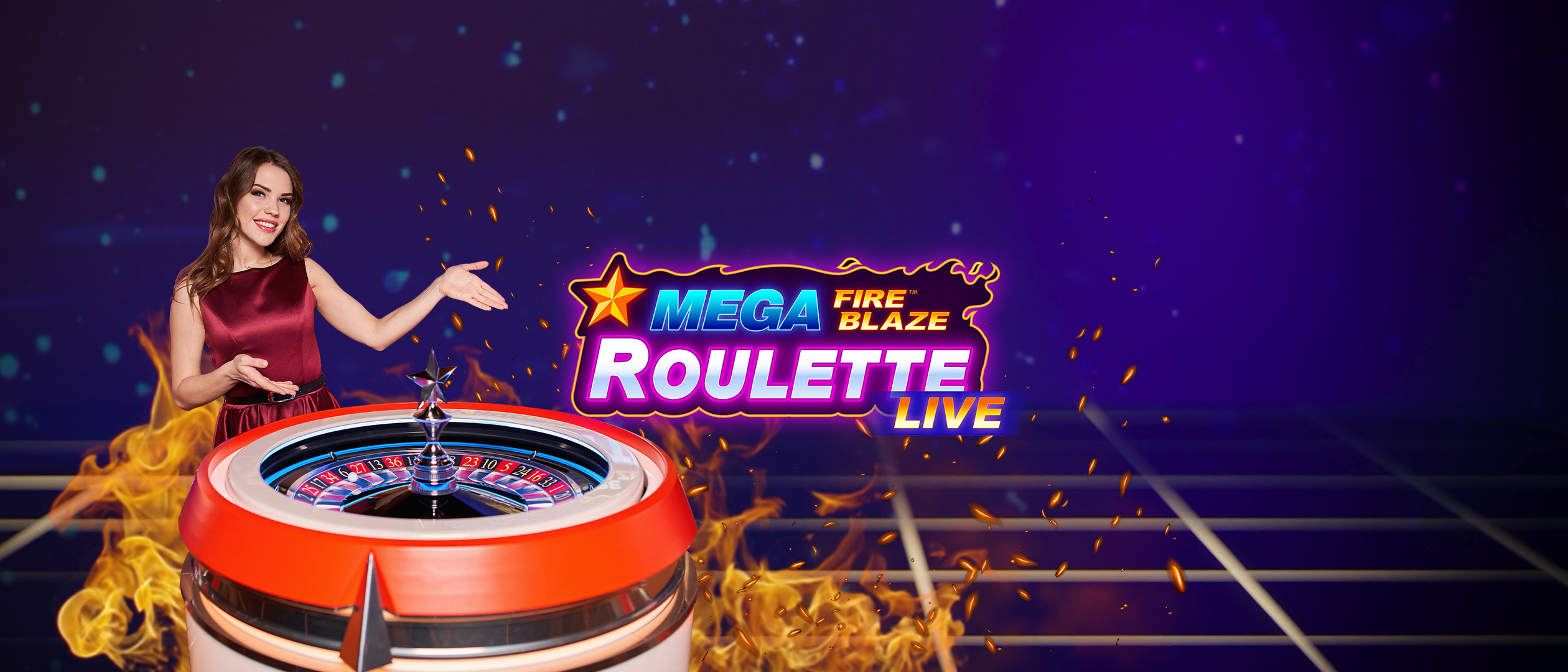 Mega Fire Blaze Roulette Live